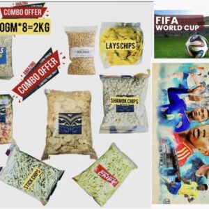 World Cup 26 Chips (Ready To Fry ) combo offers-2kg(with mosla free)